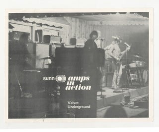 Item #ANT187 Sunn Amps in Action/Velvet Underground. Sunn Amplifiers