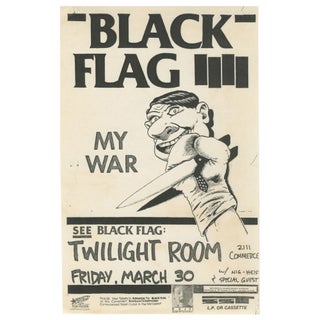 Item #ANT856 Black Flag – My War – Twilight Room. Raymond Pettibon