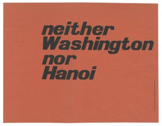 Item #POS106 Neither Washington Nor Hanoi