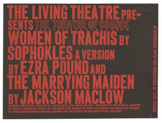 Item #POS110 Plays by Ezra Pound and Jackson MacLow. Living Theatre
