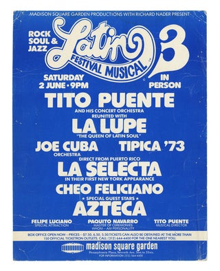 Item #POS121 Tito Puente and La Lupe—Latin 3