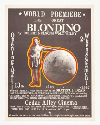 Item #POS124 The Great Blondino (with soundtrack by The Grateful Dead). William T. Wiley
