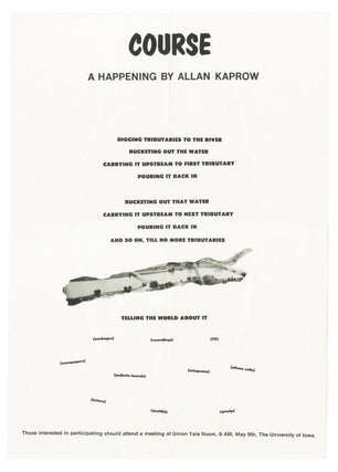 Item #POS125 Course: A Happening. Allan Kaprow