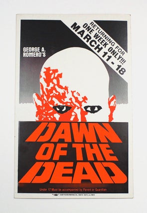 Item #POS128 Dawn of the Dead. George A. Romero
