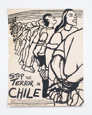 Item #POS146 Stop the Terror in Chile. Suzanne Simon